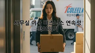 사무실 이사, 비즈니스 연속성 확보하기