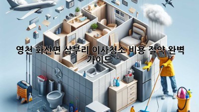 영천 화산면 삼부리 이사청소 비용 절약 완벽 가이드